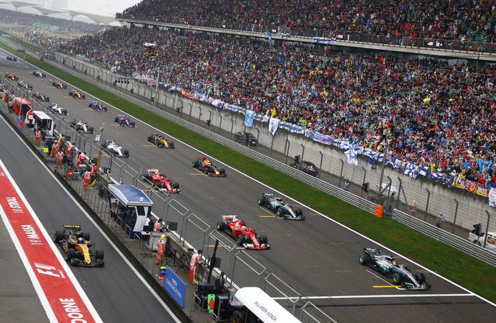 Chinese Grand Prix start