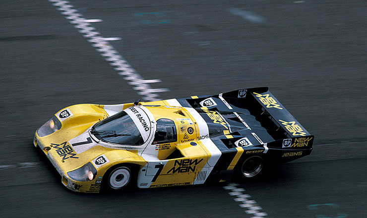 Paolo Barilla during the 1985 24h Le Mans race which he won. The Italian later chased a career in Formula 1. But Paolo Barilla in F1 didn't have much success