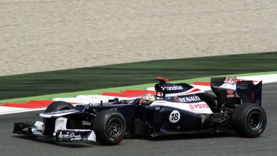 Pastor Maldonado in Williams. Up to date Pastor is the most successful of the three Venezuelan F1 drivers
