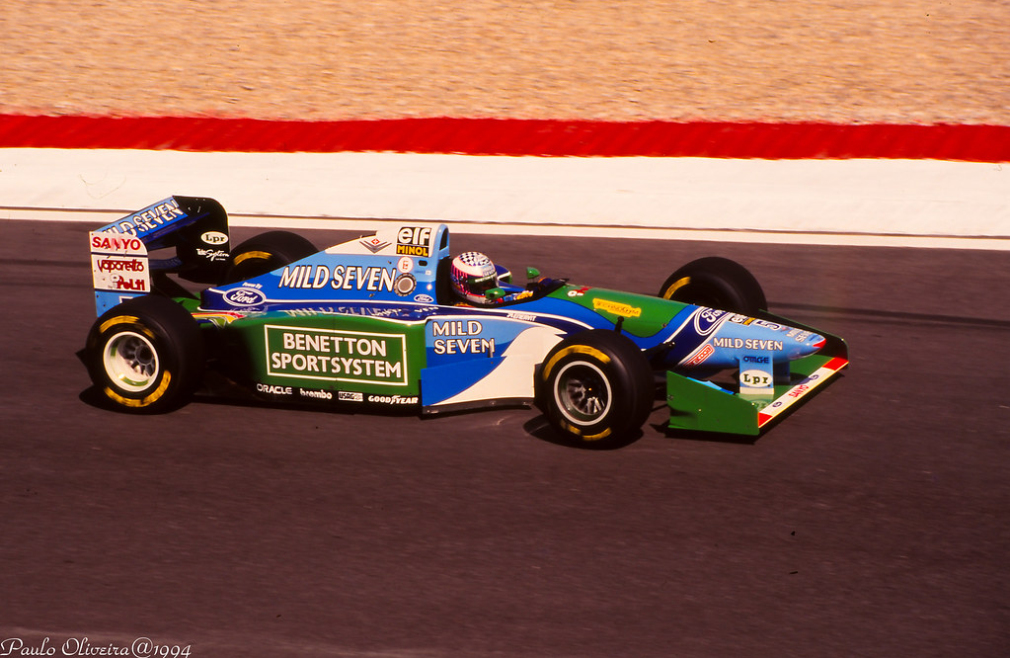 JJ Lehto driving a 1994 Benetton
