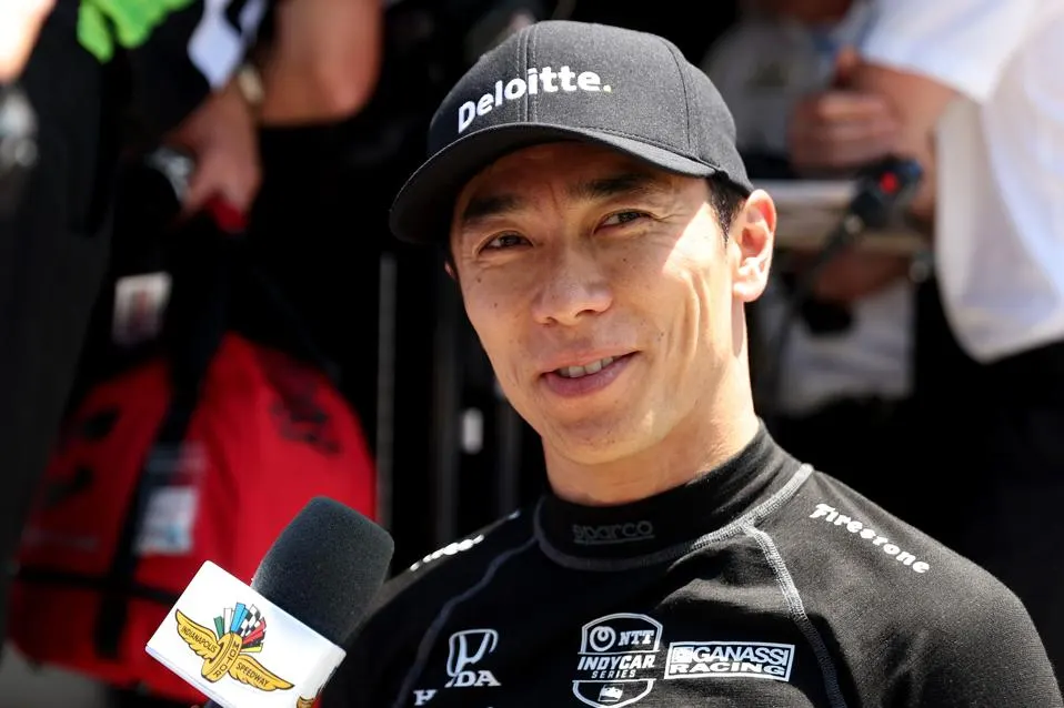 Takuma Sato before the 107th Indianapolis 500 at Indianapolis Motor Speedway - GETTY IMAGES