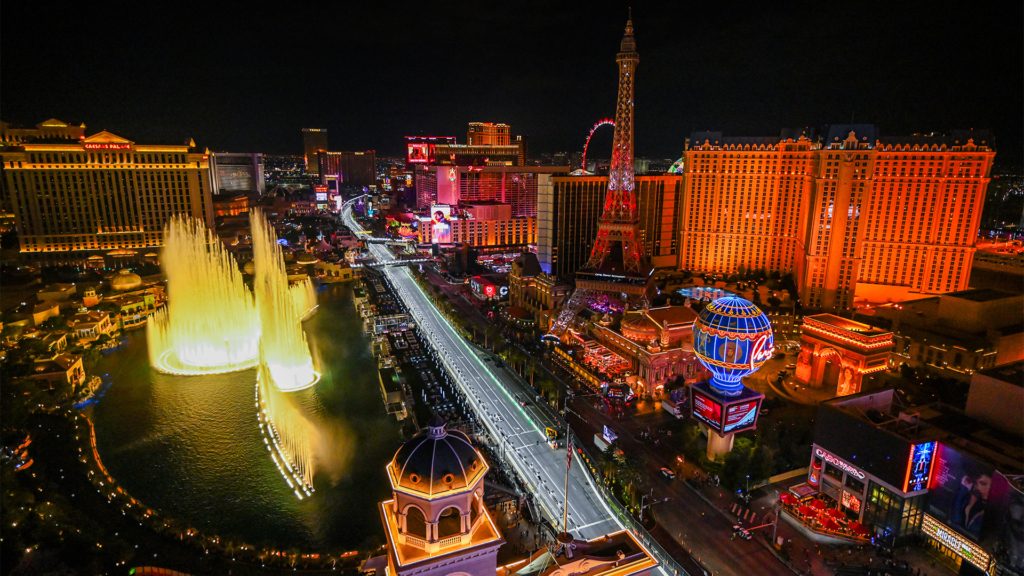 Las Vegas holds the most exquisite F1 night race on the calendar, full of shows and celebrity events