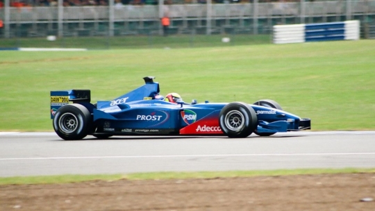 Prost AP04 powered by an Acer engine struggled to score points