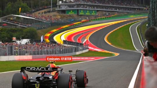 Spa Francorchamps is one of the F1 tracks with highest altitude